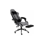 Крісло ігрове GT Racer X-2324 Gray/Black (X-2324 Fabric Gray/Black Suede) - зменшене зображення 5
