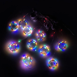 Гірлянда Novogod`ko штора на мідн. дроті, 280 LED, Color, 3*2,8 м (974224) зображення 1