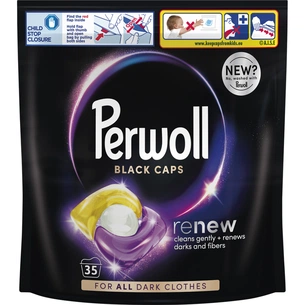 Капсули для прання Perwoll Для темних та чорних речей 35 шт. (9000101811544) изображение 1
