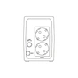 Пристрій безперебійного живлення Marsriva MR-UF800 480W (MR-UF800) - зменшене зображення 4