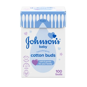 Ватні палички Johnson’s baby 100 шт (3574661440460) зображення 1