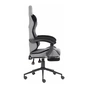 Крісло ігрове GT Racer X-2324 Gray/Black (X-2324 Fabric Gray/Black Suede) - зменшене зображення 3