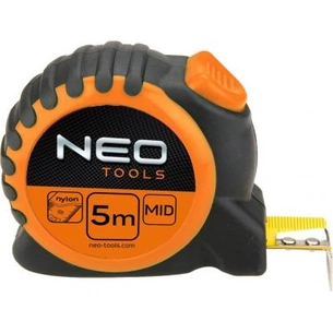 Рулетка Neo Tools сталева стрічка, 5 м x 25 мм, фіксатор selflock (67-165) зображення 1