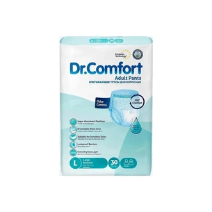 Підгузки для дорослих Dr.Comfort Трусики Large 100-150 см 30 шт (8680131205615) изображение 1