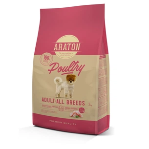 Сухий корм для собак ARATON Poultry Adult All Breeds 3 кг (ART47480) зображення 1