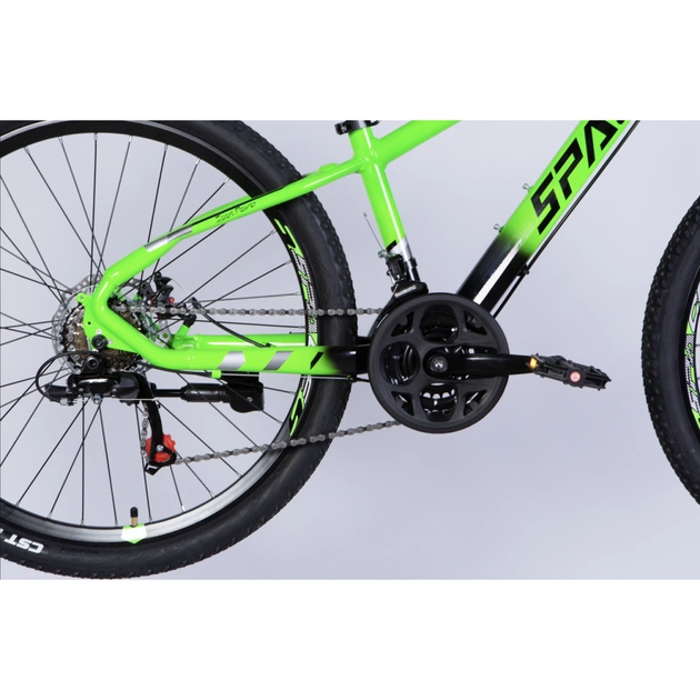 Велосипед Space 26" MERCURY DD FR рама-13" AL 2026 зелено-чорний (OPS-SP-26-082) - зображення 6