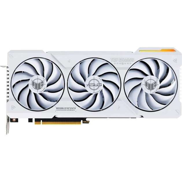 Відеокарта ASUS GeForce RTX4070Ti SUPER 16Gb TUF OC WHITE GAMING (TUF-RTX4070TIS-O16G-WHITE-GAMING) - изображение 1