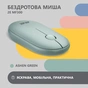 Мишка 2E MF300 Silent Wireless/Bluetooth Ashen Green (2E-MF300WGN) - зменшене зображення 2