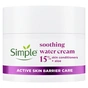 Крем для обличчя Simple Activ Skin Soothing Water Cream Заспокійливий 50 мл (8720181406201) - зменшене зображення 1