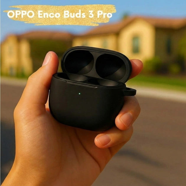 Чохол для навушників BeCover для OPPO Enco Buds 3 Pro Black (714837) - picture 5
