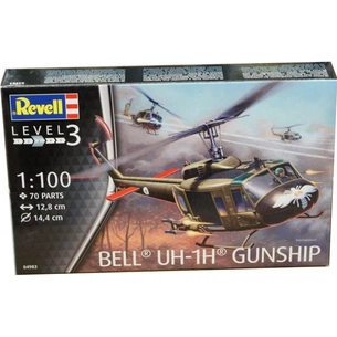 Збірна модель Revell Багатоцільовий вертоліт Bell UH-1H Gunship 1:100 (4983) зображення 1