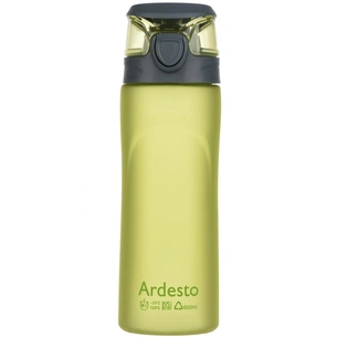 Пляшка для води Ardesto Matte Bottle 600 мл Green (AR2205PG) зображення 1