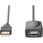 Дата кабель USB 2.0 AM/AF 5.0 m active Digitus (DA-70130-4) - уменьшенное изображение 2