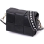 Сумка Vintage Жіноча з плетіннями з натуральної шкіри Чорна (22313) - зменшене зображення 1