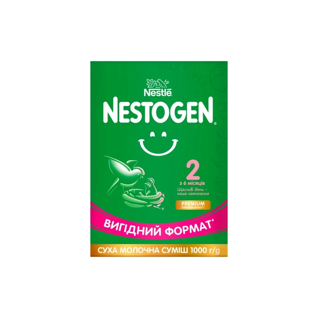 Дитяча суміш Nestogen 2 з лактобактеріями L. Reuteri від 6 міс. 1 кг (7613287110046) - picture 3