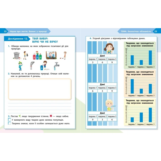 Робочий зошит STEM-старт. 3 клас. Наука про життя - І.В. Потапенко, О.А. Дубовик, О.В. Онопрієнко Ранок (9786170995506) - picture 7