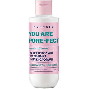 Тоник для лица Mermade Glycolic Acid & Oak Extract Эксфолиант С АНА кислотами 150 мл (4823122901316) изображение 1
