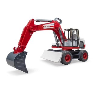 Спецтехніка Bruder колісний екскаватор біло-червоний (03411) зображення 1