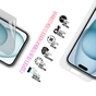 Плівка захисна Armorstandart Kit Clear + Anti-Blue Apple iPhone 15 Plus (ARM80678) - зменшене зображення 3