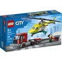 Конструктор LEGO City Перевезення рятувального вертольота 215 деталей (60343) - зменшене зображення 1