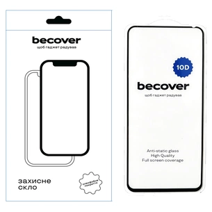 Скло захисне BeCover Tecno POVA 5 (LH7n) 10D Black (711825) зображення 1