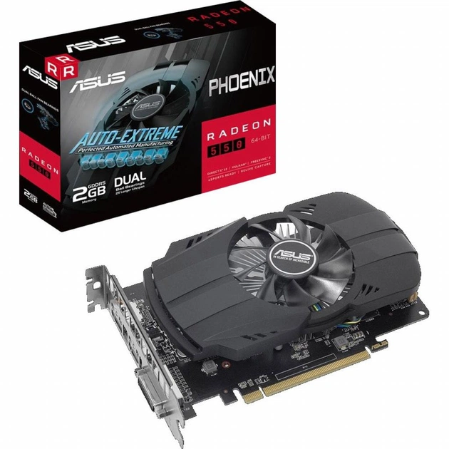 Відеокарта ASUS Radeon 550 2048Mb PHOENIX (PH-550-2G) - зображення 1