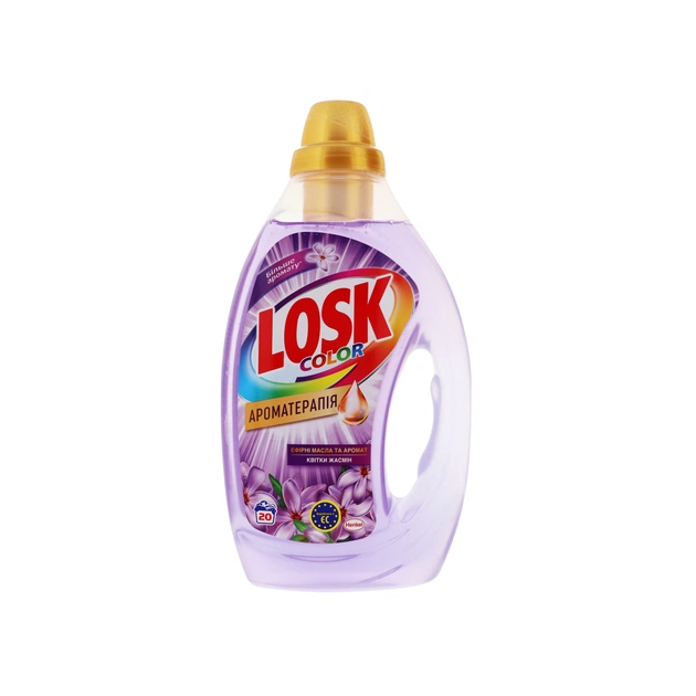Гель для прання Losk Колор Аромотерапія з ефірними оліями й ароматом Жасмину 1 л (9000101517491) - изображение 1