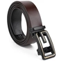 Ремінь Vintage Чоловічий з пряжкою у вигляді літери G Коричневий (20288) - зменшене зображення 3