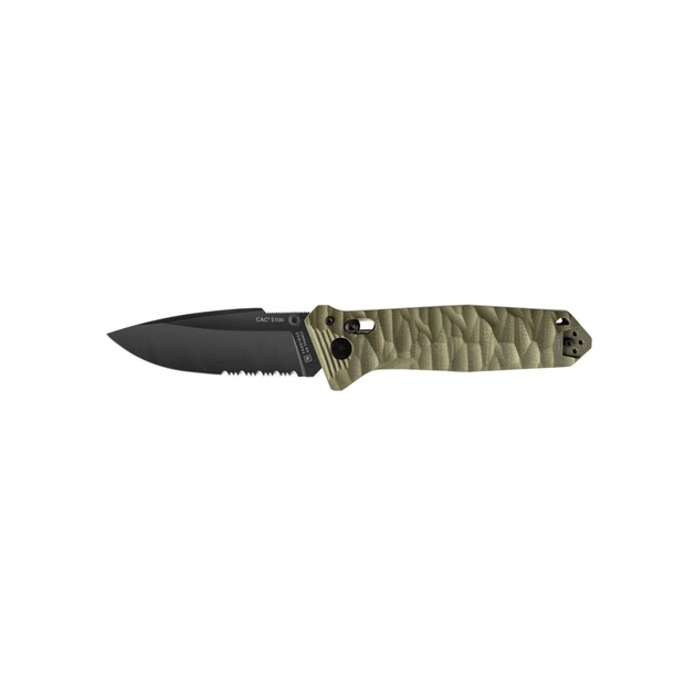 Ніж Outdoor CAC Nitrox Serrator PA6 Khaki (11060113) - изображение 1
