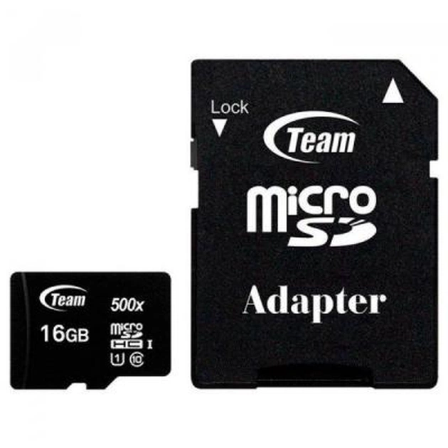 Карта памяти Team 16GB microSD class 10 UHS-I (TUSDH16GCL10U03) - изображение 1