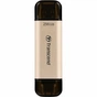 USB флеш накопичувач Transcend 256GB JetFlash 930 Gold-Black USB 3.2/Type-C (TS256GJF930C) - зменшене зображення 1