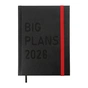 Тижневик Buromax датований 2026 PLANS, А5 чорний (BM.21122-01) - зменшене зображення 1