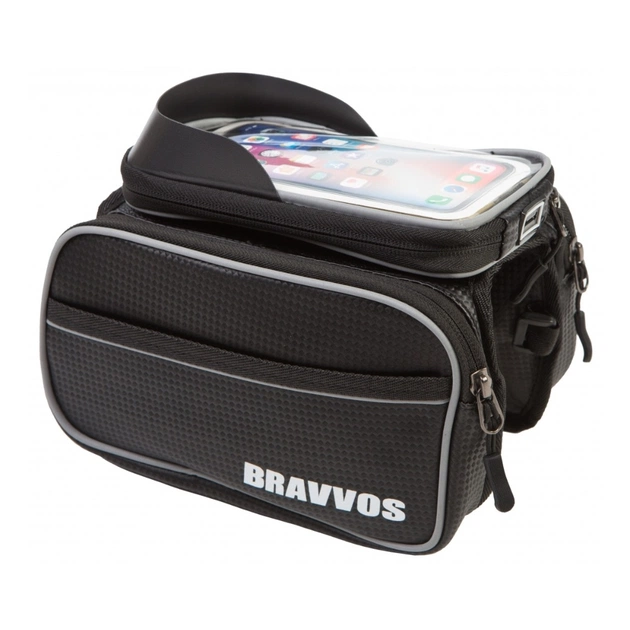 Велосумка нарамна Bravvos QJ-001 Black (BIB-058) - изображение 1
