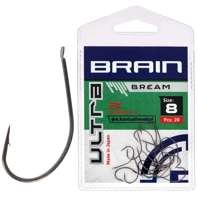 Гачок Brain Ultra Bream 8 (20шт/уп) (1858.52.60) - зображення 1
