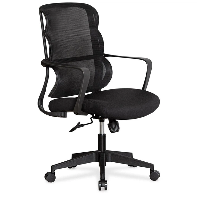 Офісне крісло Mealux Easy Lite Black (HF-L14 F/B) - зображення 1
