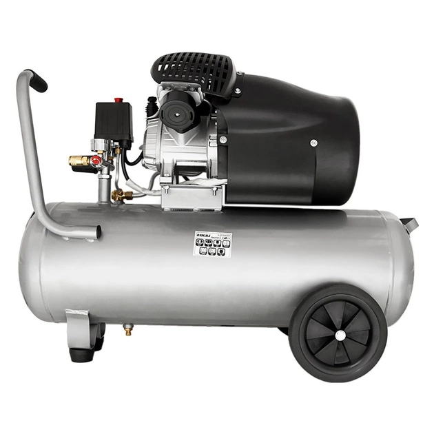 Компресор Sigma двоциліндровий 2.5кВт 455л/хв 10бар 50л (2 крана) (7043721) - изображение 3