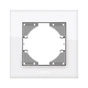 Рамка Videx BINERA біле скло одинарна (VF-BNFRG1H-W) - уменьшенное изображение 2
