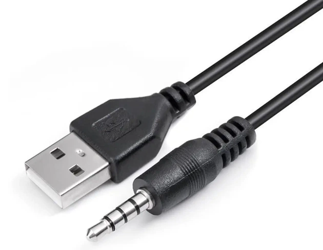 Переходник USB AM to 4pin Jack 3.5mm M 0.3m black - изображение 1