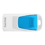 USB флеш накопичувач SanDisk 8Gb Cruzer Edge White-Blue (SDCZ51W-008G-B35B) - зменшене зображення 1