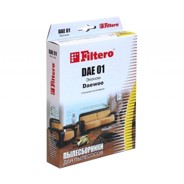 Мішок для пилососу Filtero DAE 01(4) Эконом - зображення 1