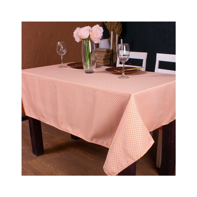 Скатертина MirSon Жакард №302 Jacquard Orange 140x180 см (2200006739210) - зображення 1