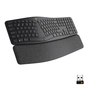 Клавіатура Logitech ERGO K860 Bluetooth/Wireless UA Black (920-010108) - зменшене зображення 1