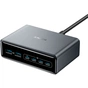 Зарядний пристрій Anker GaNPrime 200W 4xUSB-C PD + 2xUSB-A Black (A2683341) - зменшене зображення 1