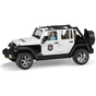 Масштабная модель автомобиля Bruder Джип Wrangler Unlimited Rubicon Police + фигурка (02526) - уменьшенное изображение 3