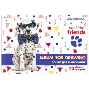 Альбом для малювання Cool For School на скобі , 12 аркушів (CF60905-01) зображення 1