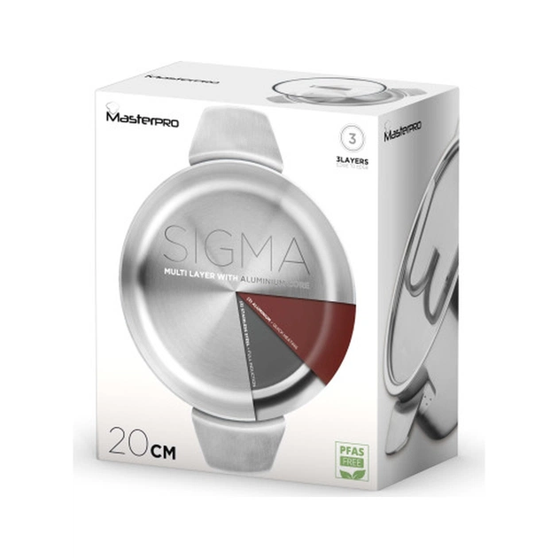 Каструля MasterPro Sigma, з кришкою 2.9 л (BGMP-1665-MM) - зображення 8