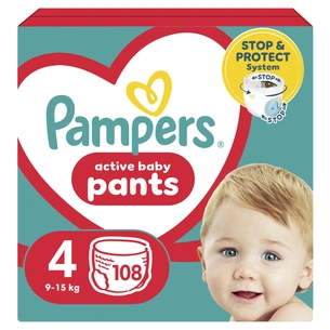 Підгузки Pampers трусики Maxi Pants Розмір 4 (9-15 кг) 108 шт (8006540069448) зображення 1