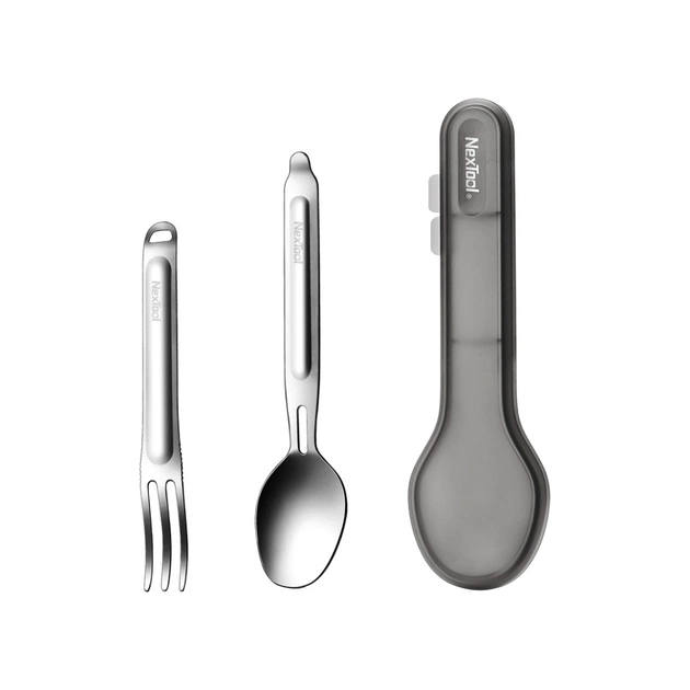 Набор туристической посуды NexTool Portable Stainless Steel Tableware, нержавіюча сталь (NE20133) - изображение 1