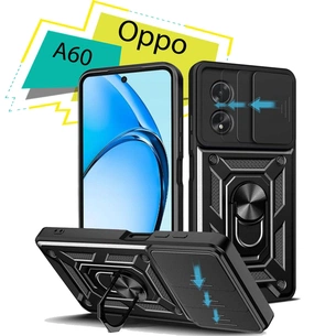 Чохол до мобільного телефона BeCover Military Oppo A60 Black (713078) зображення 1