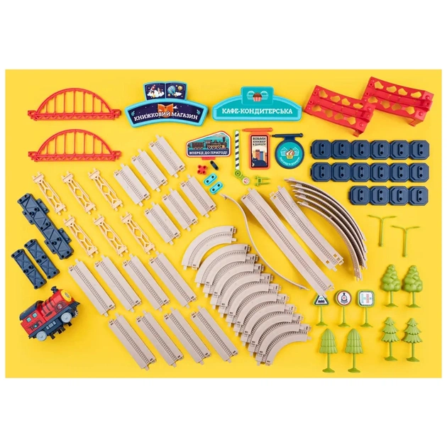 Железная дорога Otamanko Храбрый паровозик трюковая железная дорога 142 детали (89953) - изображение 7